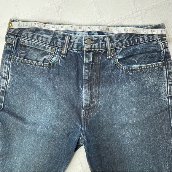 Levi 34"x32" 522 Men's Jeans Excellent Quality  Thick cotton blue denim - Picture 4 of 14